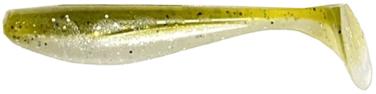 Силикон FishUP Wizzle Shad 3" #202 - Green Pumpkin/Pearl (8шт/уп)