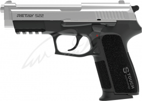 Пистолет стартовый Retay S22 кал. 9 мм. Цвет - nickel.