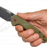 Нож CJRB Feldspar Black Blade Green
