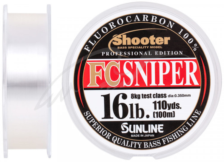 Флюорокарбон Sunline Shooter FC Sniper 100m 0.350mm 8kg