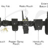 Ремінь Leapers UTG Law Enforcement and Security Belt System. Black