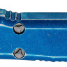 Нож Microtech Ultratech Drop Point Stonewash. Distressed blue