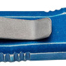Нож Microtech Ultratech Drop Point Stonewash. Distressed blue