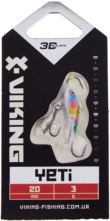 Балансир Viking Fishing Yeti Ice Jig 20mm 3.0g #16 European Values
