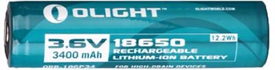 Акумуляторна батарея Olight 18650 3400 mAh 3.6V