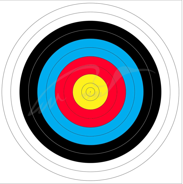 Мишень для лука диаметр 60 см
