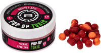 Бойлы Brain Toxic Pop-Up Krill & Garlic (креветка + чеснок) 8mm + 6x10mm 34g