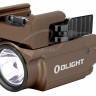 Ліхтар з ЛЦВ Olight Baldr Mini Desert Tan. Зелений ЛЦВ