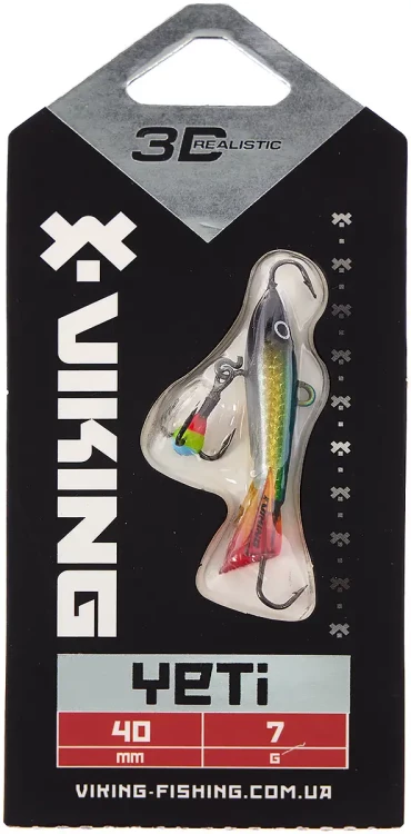Балансир Viking Fishing Yeti Ice Jig 40mm 7.0g #2 Green Glam