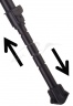 Сошки TipTop S9NTactical (шарнирная база+панорама; ступенчатые ноги) длина 17,7-26,6 см