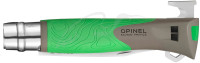 Нож Opinel №12 Explore Tick Remover Green