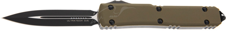 Ніж Microtech Ultratech DE Black Blade Tactical Signature Series. К: od green