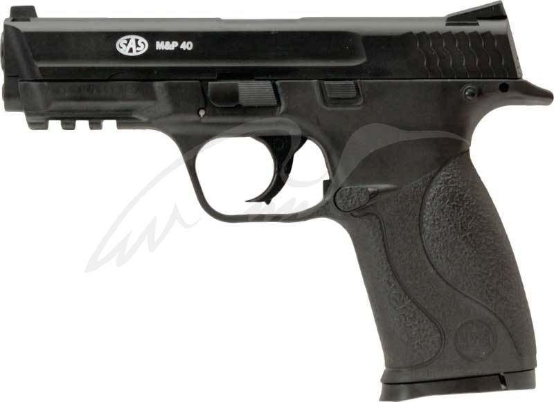 Пистолет пневматический SAS (S&W MP-40). Корпус - пластик