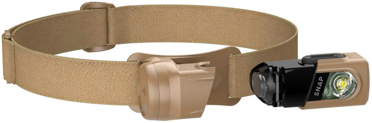 Ліхтар налобний Princeton Tec Snap Solo 450 lm Tan