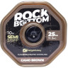 Повідковий матеріал RidgeMonkey Connexion Rock Bottom Tungsten Semi Stiff Coated Hooklink Camo Brown 10m 25lb