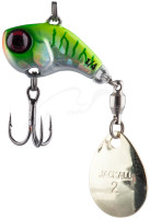 Тейл-спиннер Jackall Deracoup 1/4oz HL Chartreuse Back Tiger