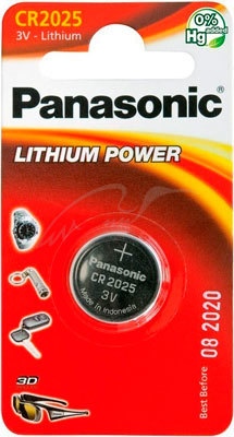 Батарея Panasonic CR 2025 BLI 1 LITHIUM