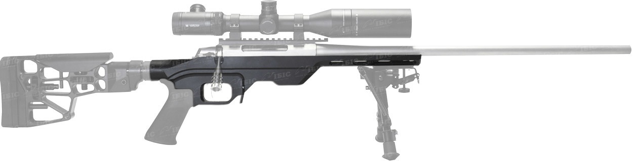 Ложа MDT LSS для карабинов Howa 1500/Weatherby Vanguard Short Action. Материал - алюминий. Цвет - черный
