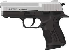 Пистолет стартовый Retay XTreme, 9мм. ц:chrome