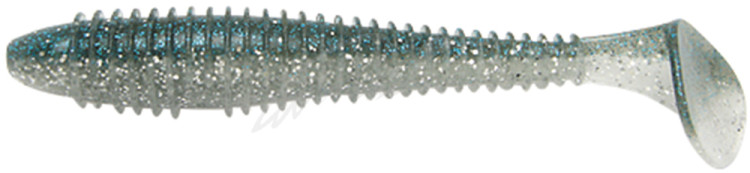 Силікон Keitech Swing Impact FAT 3.8" (6 шт/уп) к:431 silver shiner