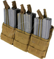 Подсумок Condor Triple Stacker M4 Mag Pouch. Coyote brown