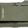 Нож Microtech Exocet Double Edge Cerakote. OD green