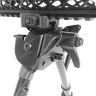 Сошки TipTop S9 Tactical (шарнірна база) довжина - 17,7-26,6 см