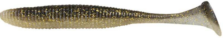 Силікон Jackall Rhythm Wave 5.8" Gold & Black Shad (4шт/уп)