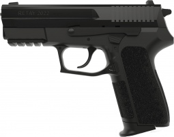 Пистолет стартовый Retay 2022, 9мм. ц:black