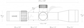 Прицел оптический Hawke Airmax Compact 3-12x40 SF сетка AMX с подсветкой
